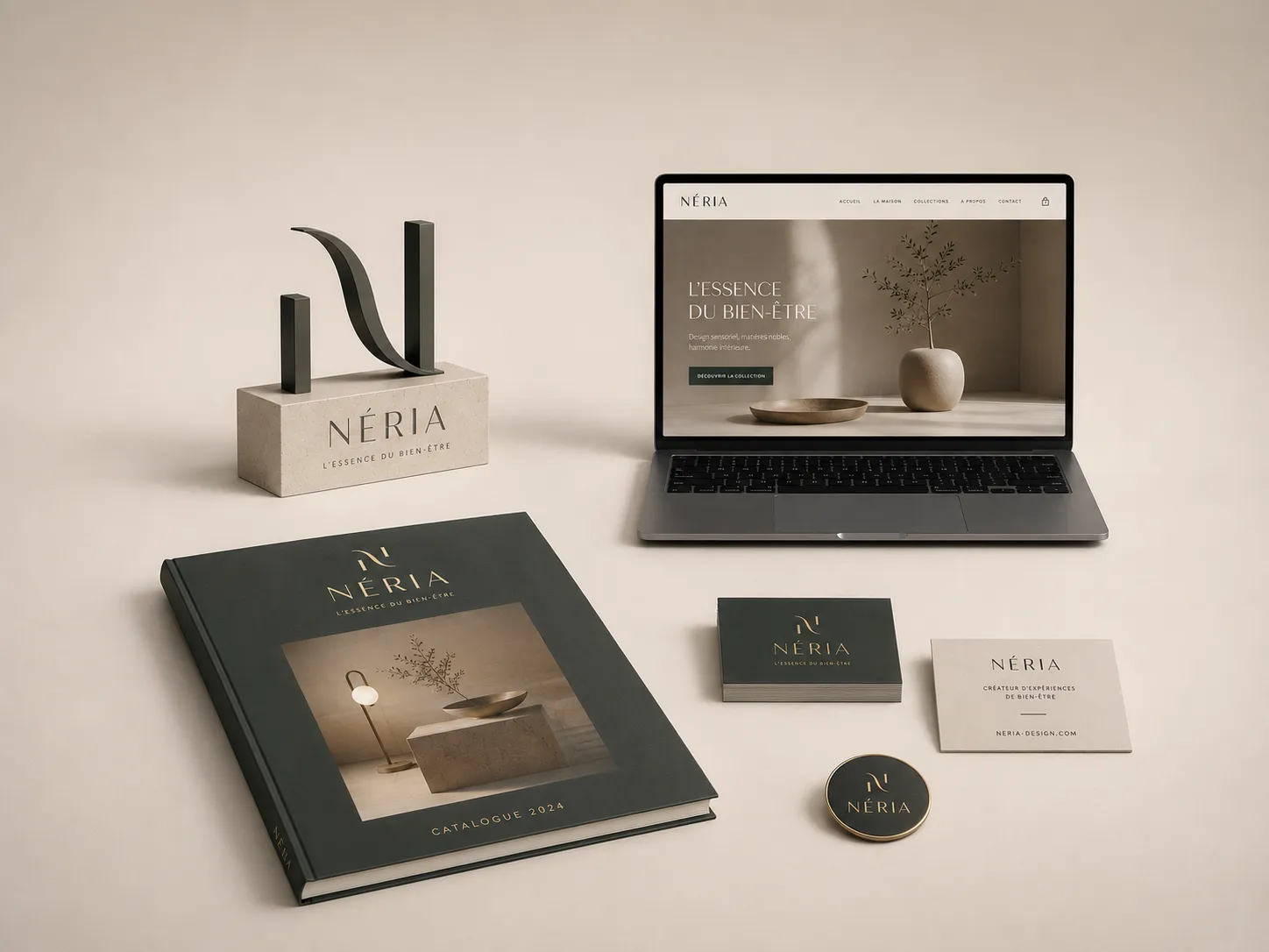 Lancement 360 : identité, site, catalogue et objets réunis